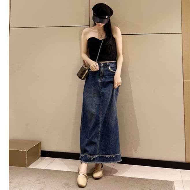 フラットシューズ 細紐ストラップスクエアトゥ