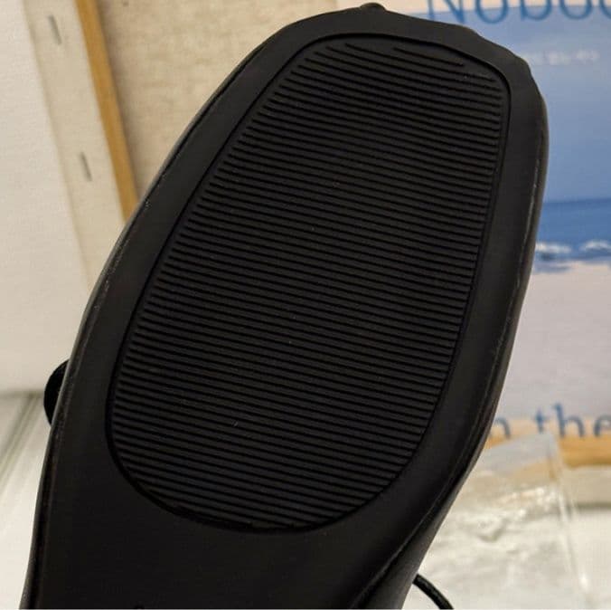 フラットシューズ 上品結び レザーフラットシューズ