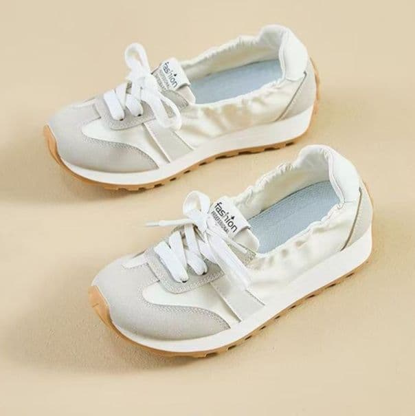 フラットシューズ 爽やかメッシュフラットシューズ